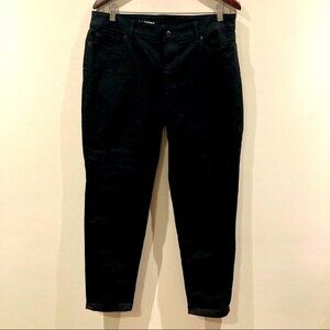 TALBOTS  Sz 10 Flawless Girlfriend Jeans In Black